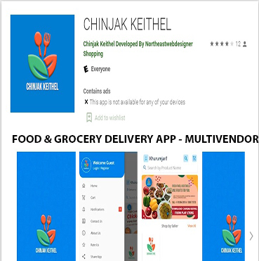 Multi-vendor food and grocery delivery mobile app development