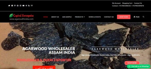 Agarwood Supplier Ecommerce Web Development & SEO